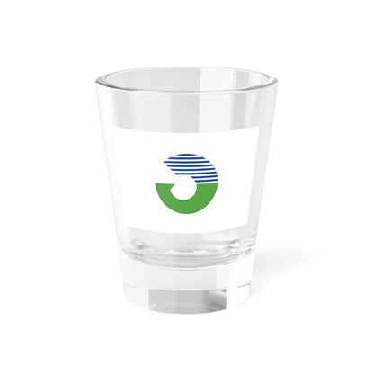 Flag of Tahara Aichi (Japan) Shot Glass 1.5oz 1.5oz - Go Mug Yourself
