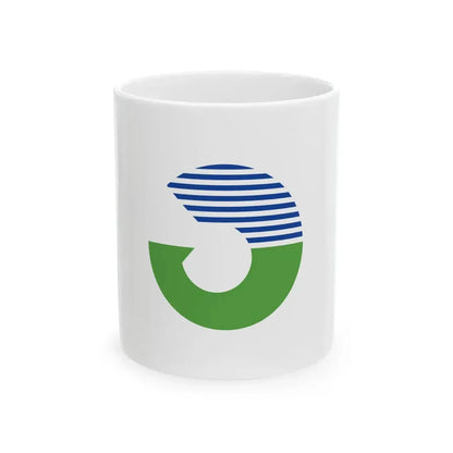 Flag of Tahara Aichi (Japan) White Coffee Mug 11oz - Go Mug Yourself
