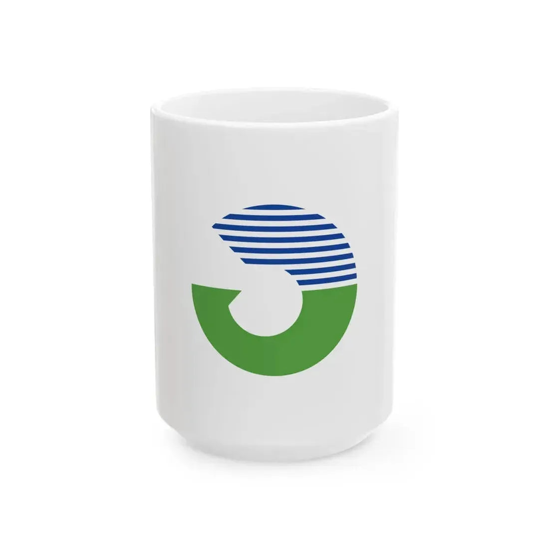 Flag of Tahara Aichi (Japan) White Coffee Mug 15oz - Go Mug Yourself