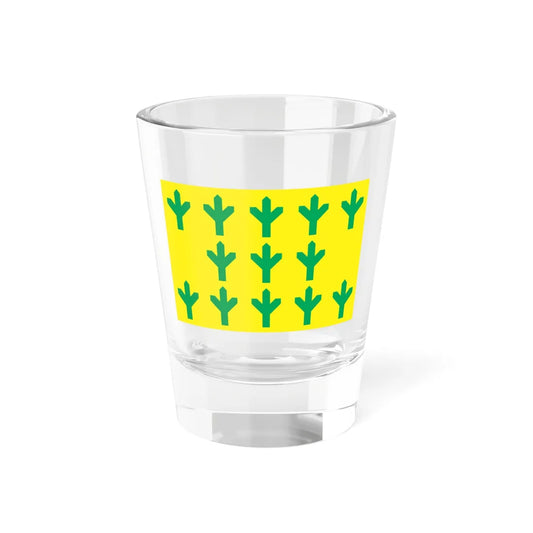 Flag of Taheva Parish (Estonia) Shot Glass 1.5oz 1.5oz - Go Mug Yourself