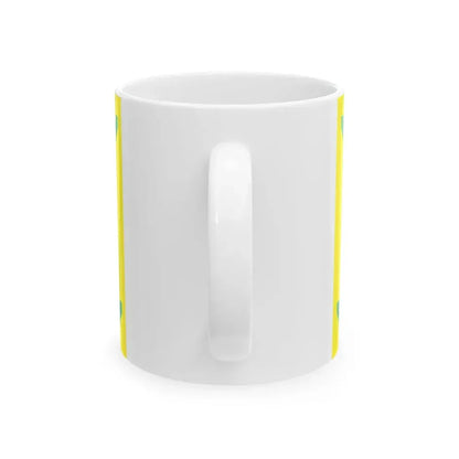Flag of Taheva Parish (Estonia) White Coffee Mug - Go Mug Yourself