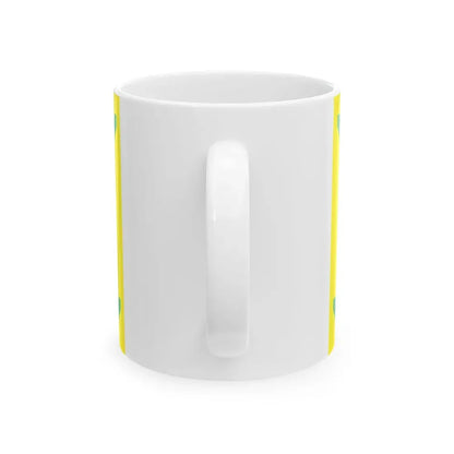 Flag of Taheva Parish (Estonia) White Coffee Mug - Go Mug Yourself