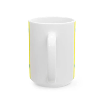 Flag of Taheva Parish (Estonia) White Coffee Mug - Go Mug Yourself