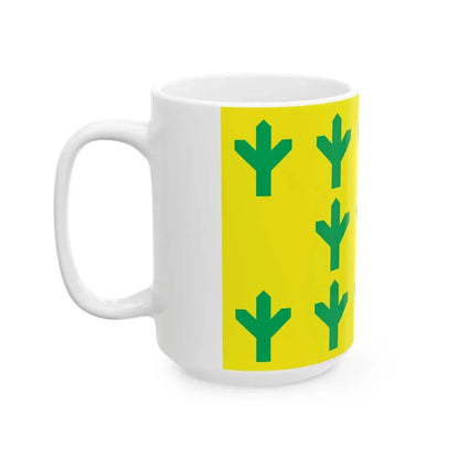 Flag of Taheva Parish (Estonia) White Coffee Mug - Go Mug Yourself