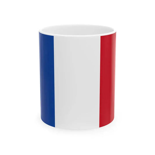 Flag of Tahiti since 1880 (France) White Coffee Mug 11oz - Go Mug Yourself