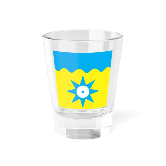 Flag of Tahkuranna Parish (Estonia) Shot Glass 1.5oz 1.5oz - Go Mug Yourself