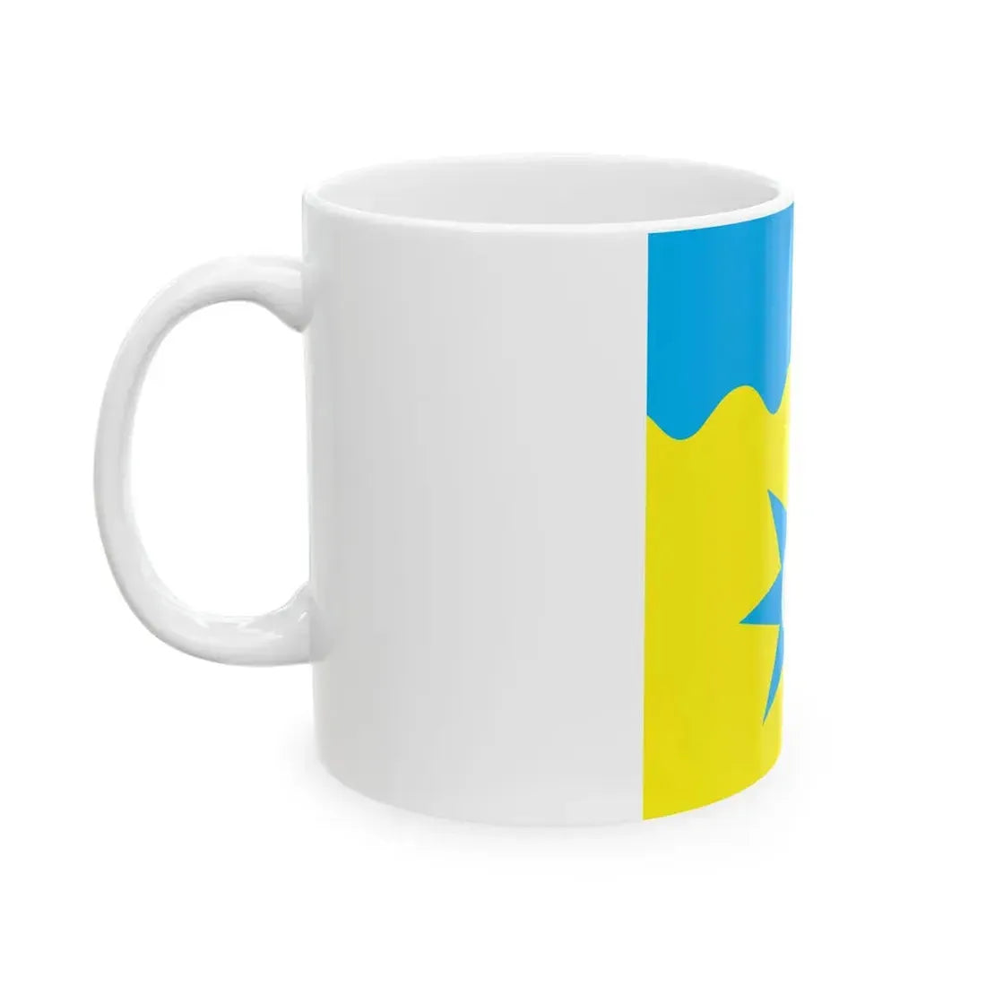 Flag of Tahkuranna Parish (Estonia) White Coffee Mug - Go Mug Yourself