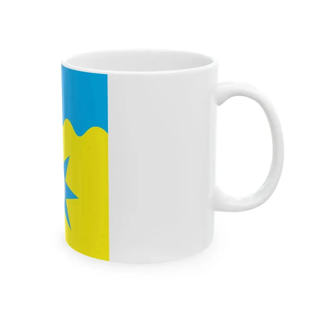 Flag of Tahkuranna Parish (Estonia) White Coffee Mug - Go Mug Yourself
