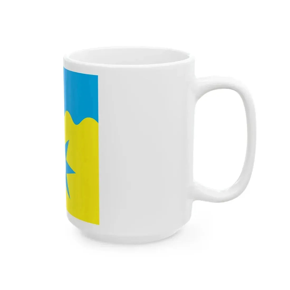 Flag of Tahkuranna Parish (Estonia) White Coffee Mug - Go Mug Yourself