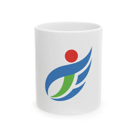 Flag of Taiki Mie (Japan) White Coffee Mug 11oz - Go Mug Yourself