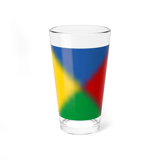 Flag of Taiky (Ukraine) Pint Glass 16oz 16oz - Go Mug Yourself