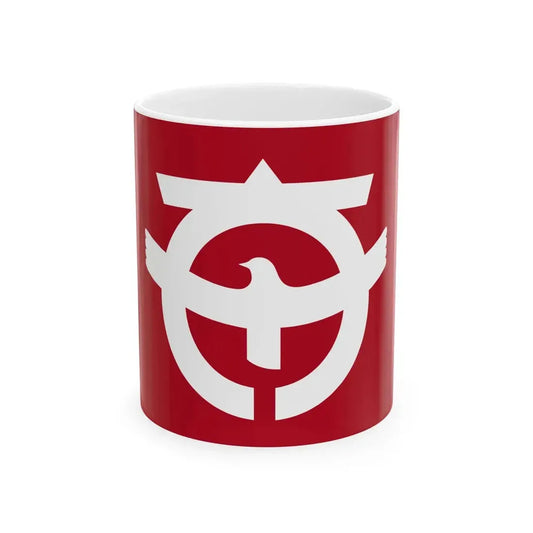 Flag of Taishi Osaka (Japan) White Coffee Mug 11oz - Go Mug Yourself