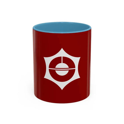 Flag of Taito Tokyo Japan - Accent Coffee Mug 11oz Light Blue - Go Mug Yourself
