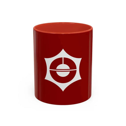 Flag of Taito Tokyo Japan - Accent Coffee Mug 11oz Red - Go Mug Yourself