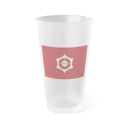 Flag of Taito Tokyo Japan - Frosted Pint Glass 16oz 16oz Frosted - Go Mug Yourself