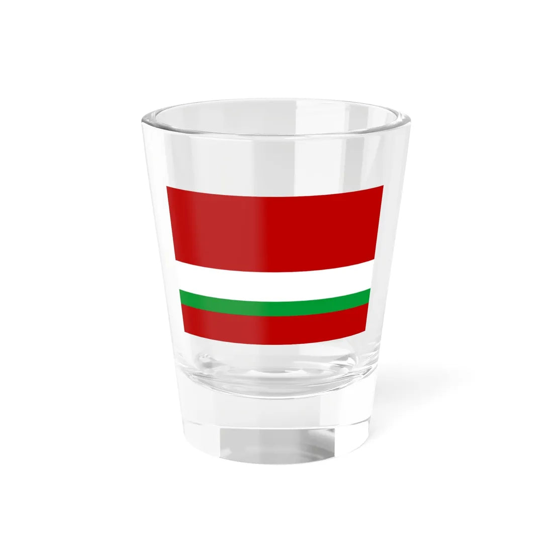 Flag of Tajikistan 1991-1992 variant 2-3 (Tajikistan) Shot Glass 1.5oz 1.5oz - Go Mug Yourself