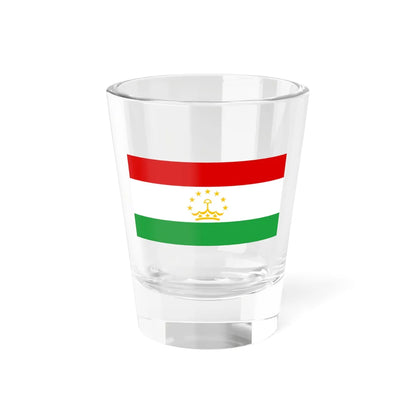 Flag of Tajikistan Iranian flag colors (Tajikistan) Shot Glass 1.5oz 1.5oz - Go Mug Yourself
