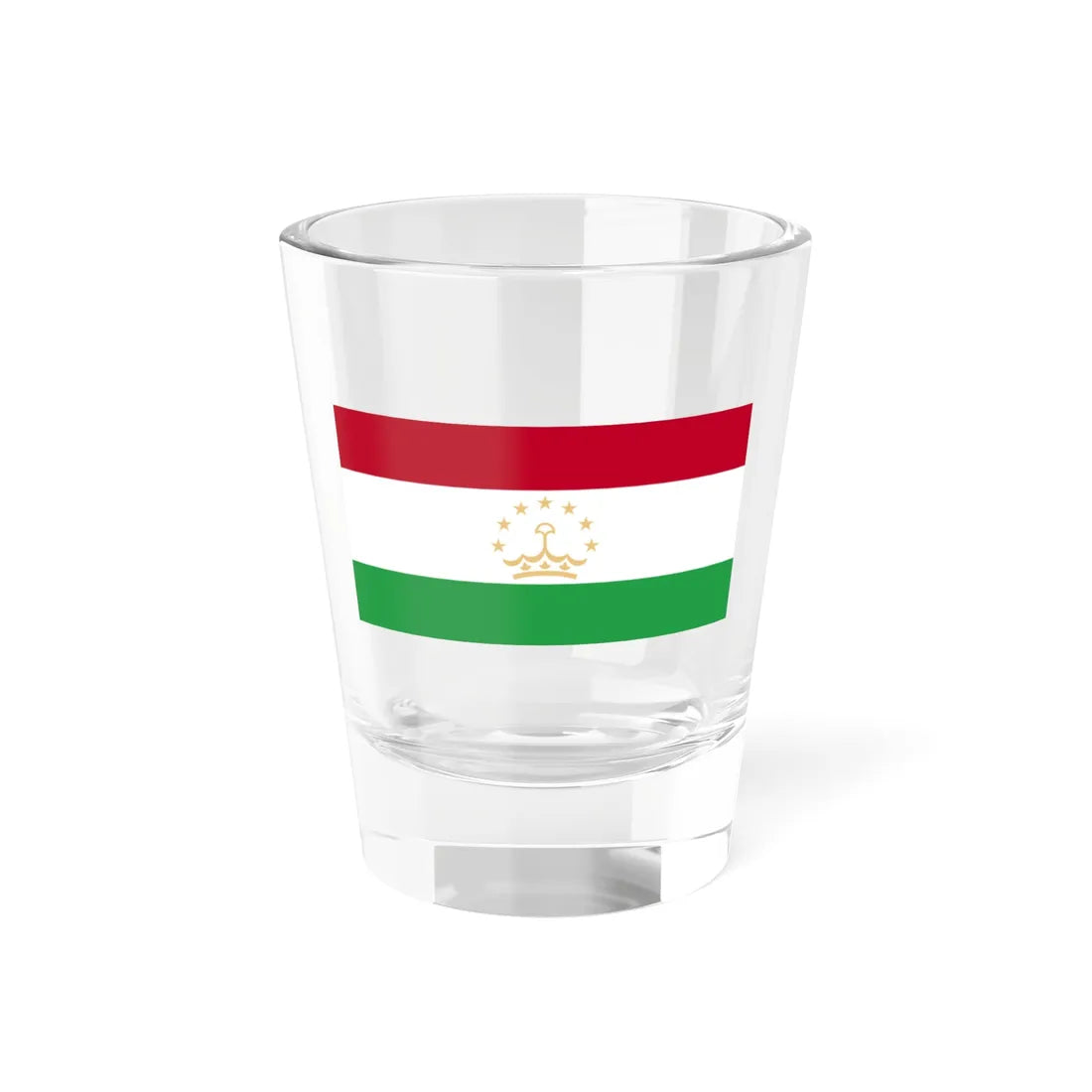 Flag of Tajikistan WFB 2004 (Tajikistan) Shot Glass 1.5oz 1.5oz - Go Mug Yourself