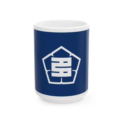 Flag of Tajimi Gifu (Japan) White Coffee Mug 15oz - Go Mug Yourself