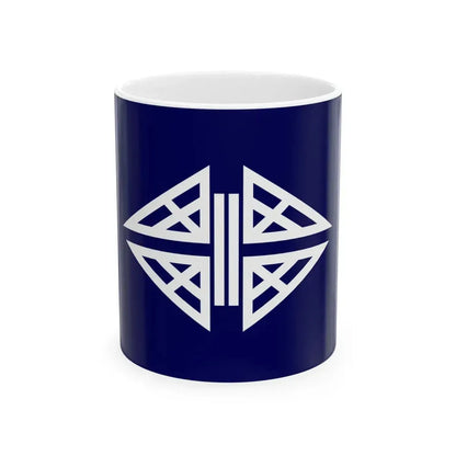 Flag of Tajiri Osaka (Japan) White Coffee Mug 11oz - Go Mug Yourself