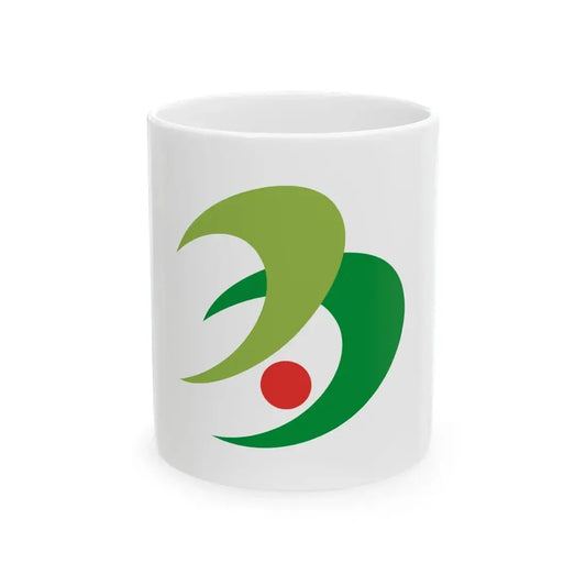 Flag of Taka Hyogo (Japan) White Coffee Mug 11oz - Go Mug Yourself