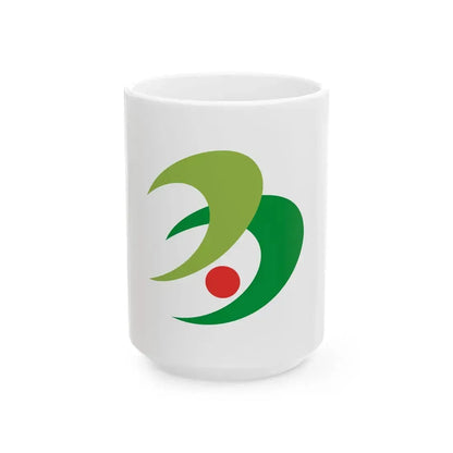 Flag of Taka Hyogo (Japan) White Coffee Mug 15oz - Go Mug Yourself