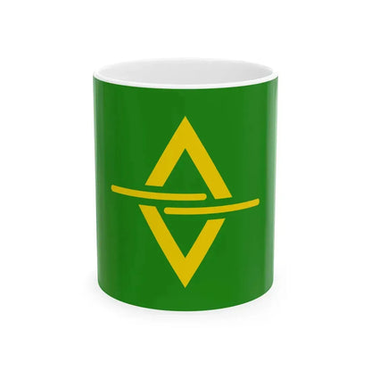 Flag of Takachiho Miyazaki (Japan) White Coffee Mug 11oz - Go Mug Yourself