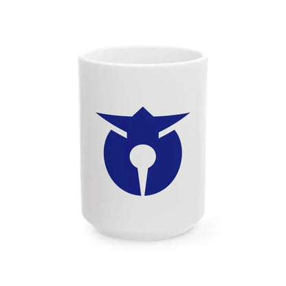 Flag of Takahagi Ibaraki (Japan) White Coffee Mug 15oz - Go Mug Yourself