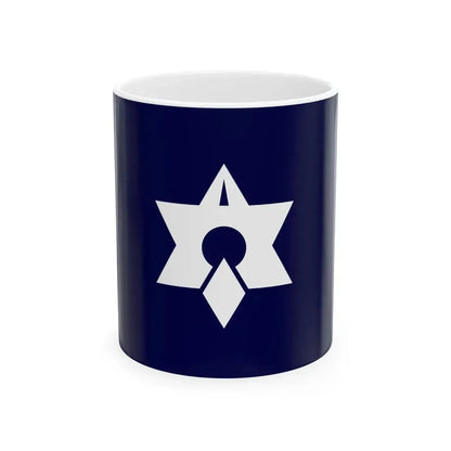 Flag of Takahama Fukui (Japan) White Coffee Mug 11oz - Go Mug Yourself