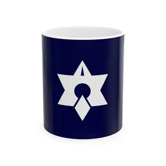 Flag of Takahama Fukui (Japan) White Coffee Mug 11oz - Go Mug Yourself