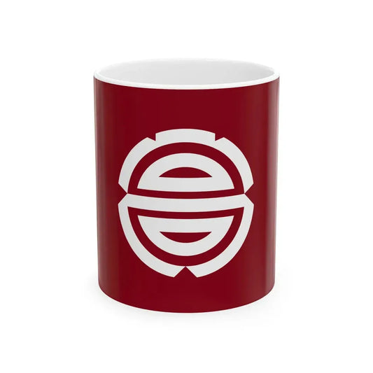 Flag of Takahata Yamagata (Japan) White Coffee Mug 11oz - Go Mug Yourself