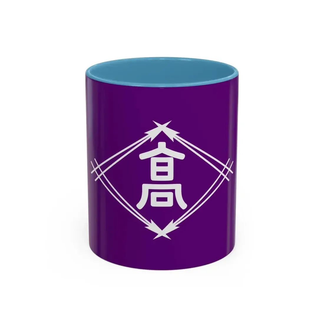Flag of Takamatsu Kagawa Japan - Accent Coffee Mug 11oz Light Blue - Go Mug Yourself