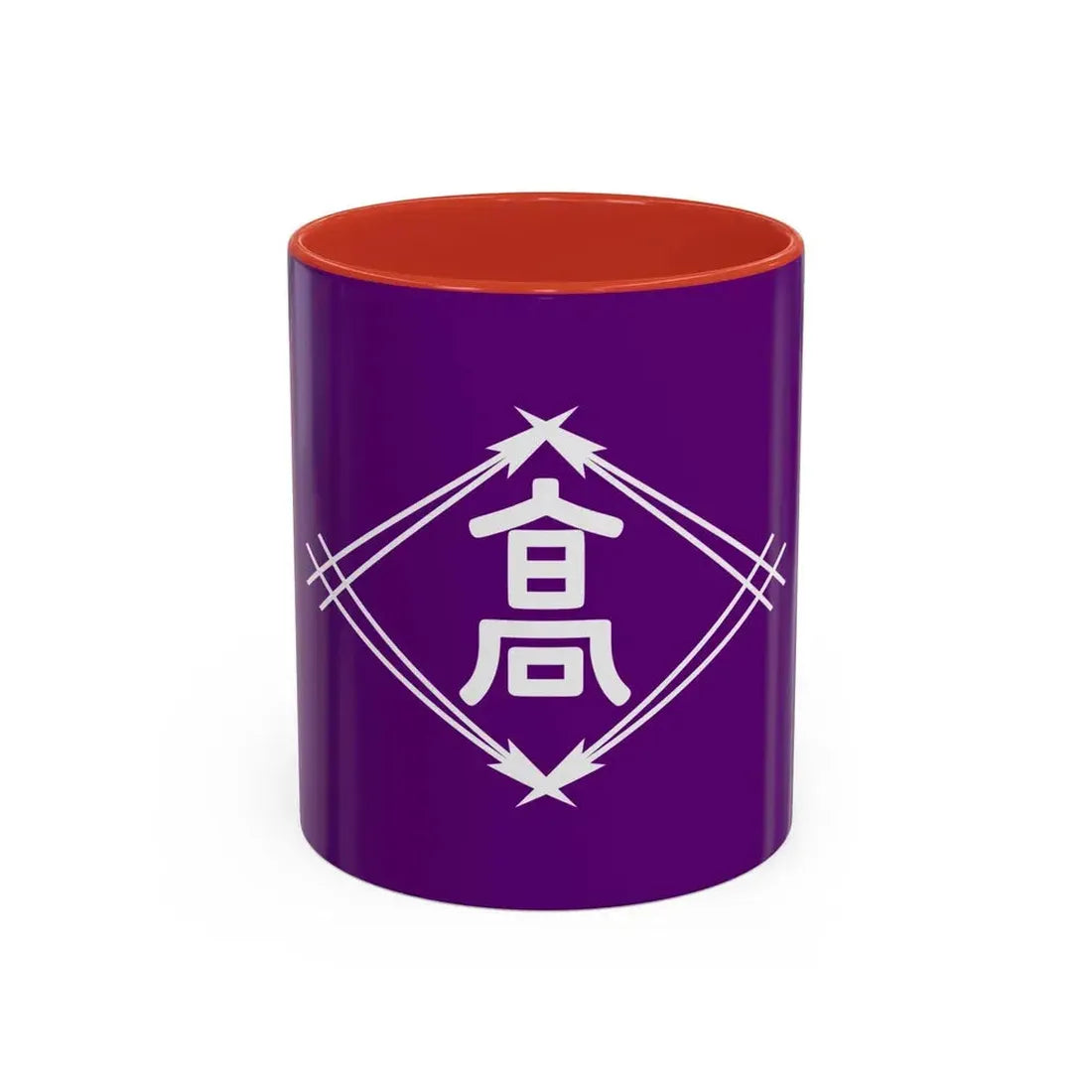 Flag of Takamatsu Kagawa Japan - Accent Coffee Mug 11oz Red - Go Mug Yourself