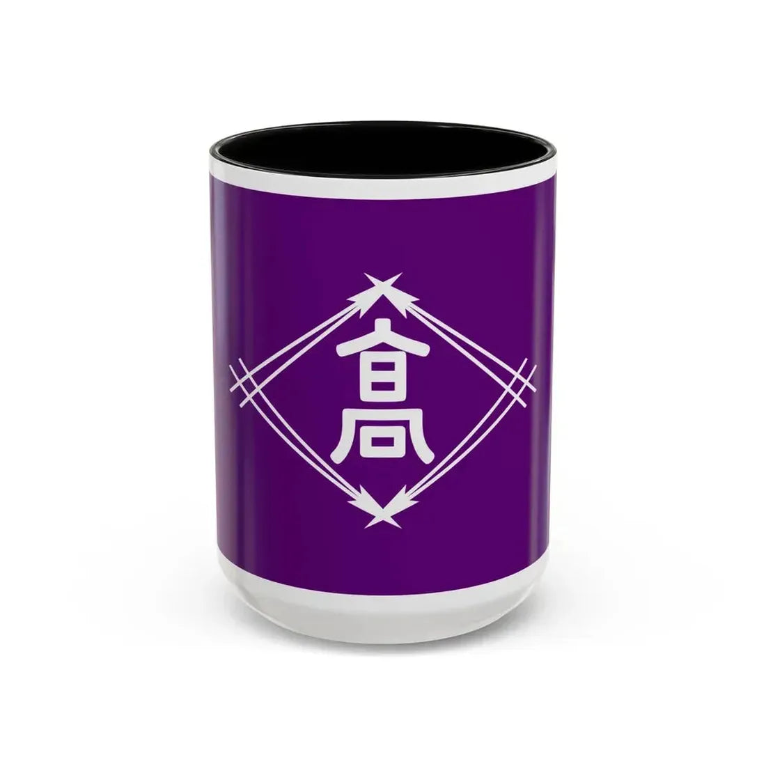 Flag of Takamatsu Kagawa Japan - Accent Coffee Mug 15oz Black - Go Mug Yourself