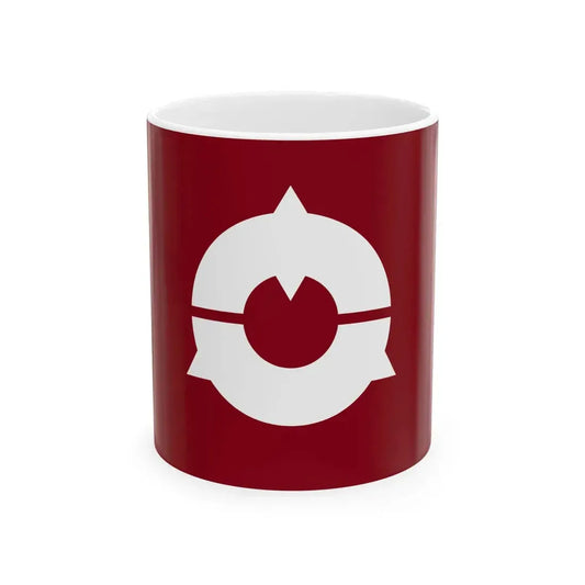 Flag of Takanabe Miyazaki (Japan) White Coffee Mug 11oz - Go Mug Yourself