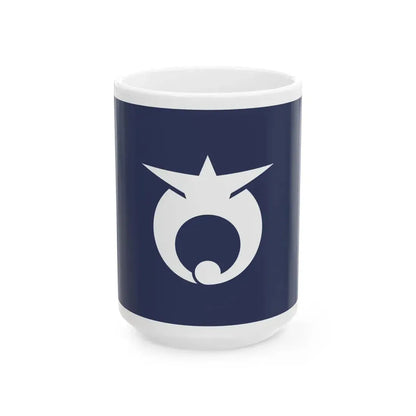 Flag of Takanezawa Tochigi (Japan) White Coffee Mug 15oz - Go Mug Yourself
