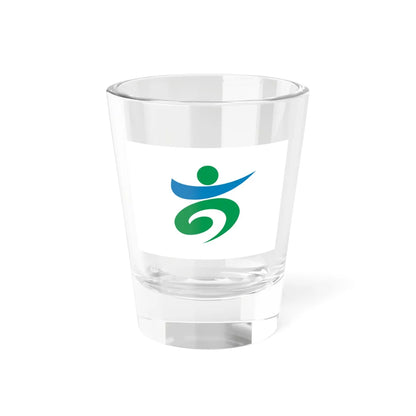 Flag of Takaoka Toyama (Japan) Shot Glass 1.5oz 1.5oz - Go Mug Yourself