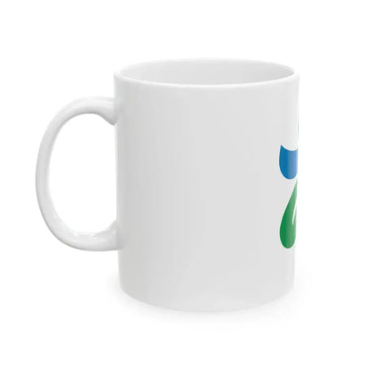 Flag of Takaoka Toyama (Japan) White Coffee Mug - Go Mug Yourself