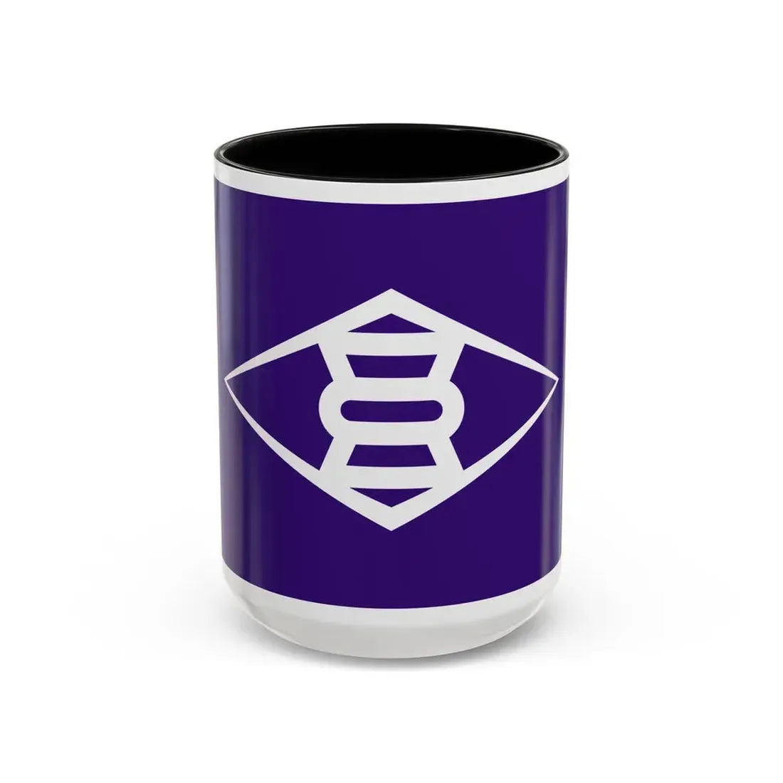 Flag of Takasaki Gunma Japan - Accent Coffee Mug 15oz Black - Go Mug Yourself