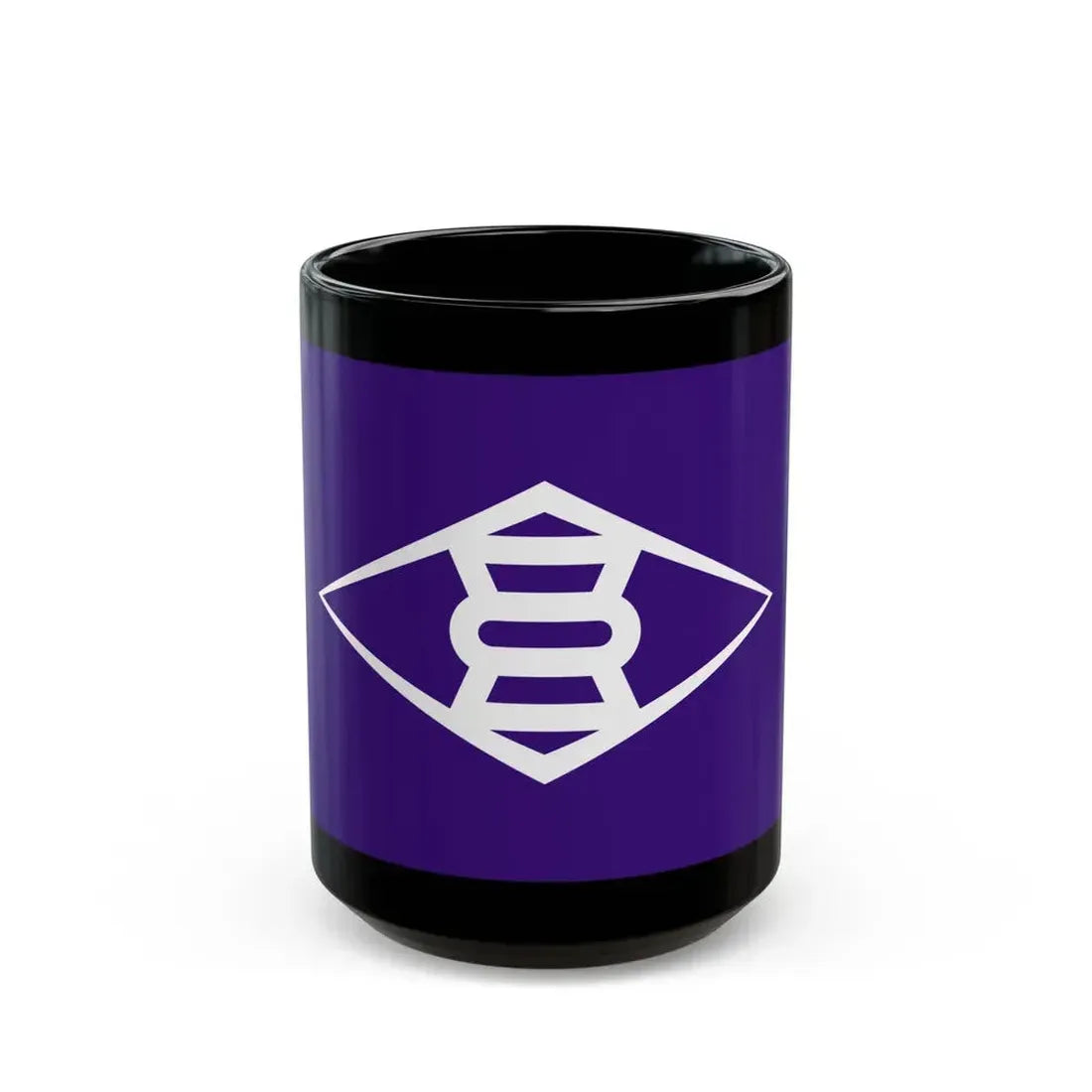 Flag of Takasaki Gunma Japan - Black Coffee Mug 15oz - Go Mug Yourself