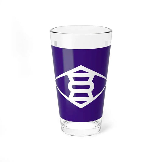 Flag of Takasaki Gunma Japan - Pint Glass 16oz 16oz - Go Mug Yourself