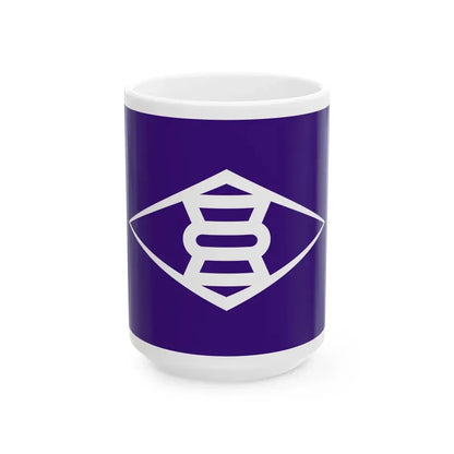 Flag of Takasaki Gunma Japan - White Coffee Mug 15oz - Go Mug Yourself