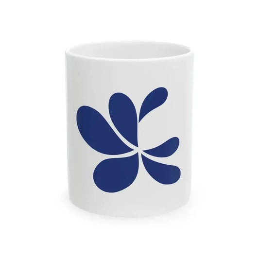 Flag of Takashima Shiga (Japan) White Coffee Mug 11oz - Go Mug Yourself