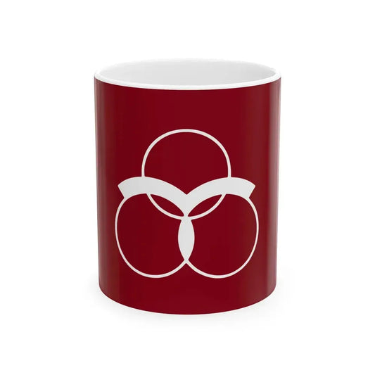Flag of Takatori Nara (Japan) White Coffee Mug 11oz - Go Mug Yourself