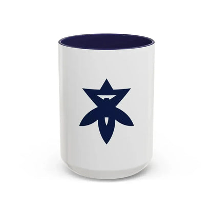Flag of Takatsuki Osaka Japan - Accent Coffee Mug 15oz Navy - Go Mug Yourself