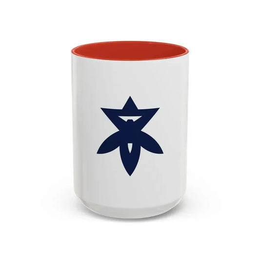 Flag of Takatsuki Osaka Japan - Accent Coffee Mug 15oz Red - Go Mug Yourself