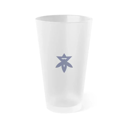 Flag of Takatsuki Osaka Japan - Frosted Pint Glass 16oz 16oz Frosted - Go Mug Yourself