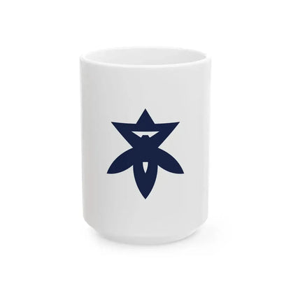 Flag of Takatsuki Osaka (Japan) White Coffee Mug 15oz - Go Mug Yourself