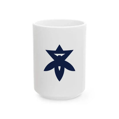 Flag of Takatsuki Osaka Japan - White Coffee Mug 15oz - Go Mug Yourself