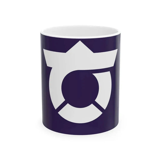 Flag of Takayama Gunma (Japan) White Coffee Mug 11oz - Go Mug Yourself